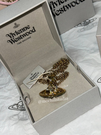 Vivienne Westwood Orb Watch Pendant Necklace 立體土星鐘項鍊 （共3色！）