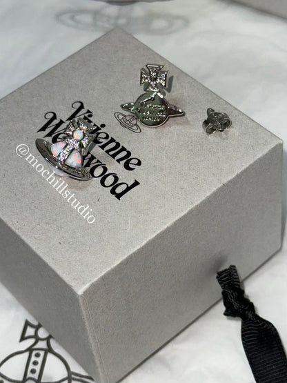 Vivienne Westwood Franca Earrings 袖珍澳寶土星耳環