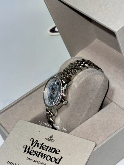 Vivienne Westwood Little Wallace Watch 雕花水鑽手錶