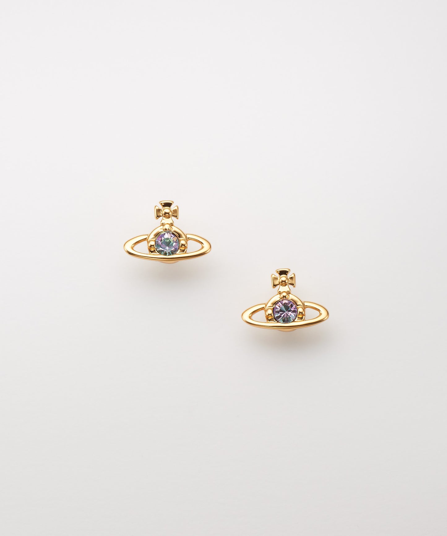 Vivienne Westwood Nano Solitaire Earrings 經典水晶土星耳環（多色！）