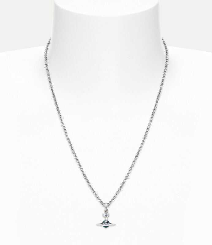 Vivienne Westwood 限定限量單寧藍立體土星項鍊（全尺寸！）Man. Petite Tiny orb Necklace