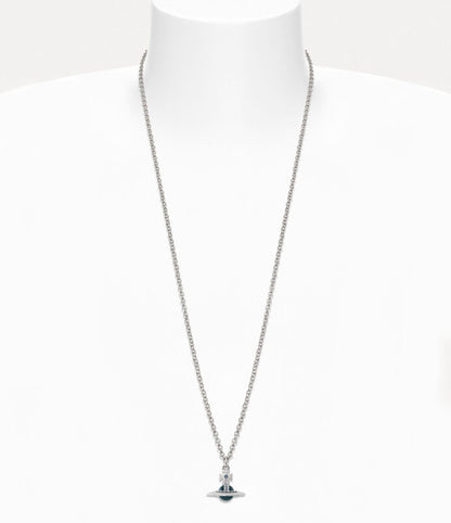 Vivienne Westwood 限定限量單寧藍立體土星項鍊（全尺寸！）Man. Petite Tiny orb Necklace