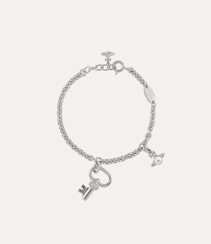 Vivienne Westwood Baya Bracelet 純銀鑰匙土星手鍊（共2色！）