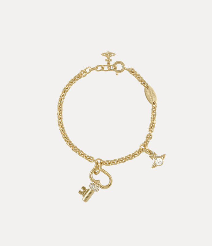 Vivienne Westwood Baya Bracelet 純銀鑰匙土星手鍊（共2色！）