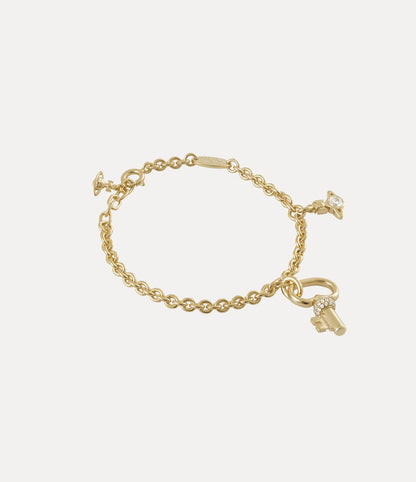 Vivienne Westwood Baya Bracelet 純銀鑰匙土星手鍊（共2色！）