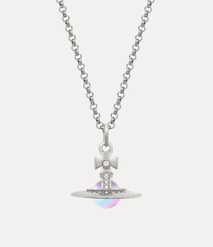 Vivienne Westwood New Petite & Tiny Aurora Orb Pendant Necklace 限定限量極光立體土星小號中號項鍊