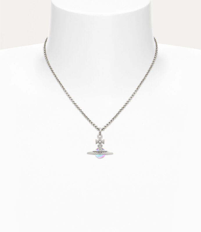 Vivienne Westwood New Petite & Tiny Aurora Orb Pendant Necklace 限定限量極光立體土星小號中號項鍊