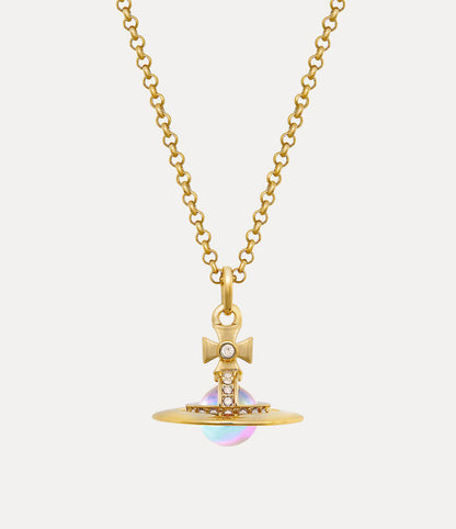 Vivienne Westwood New Petite & Tiny Aurora Orb Pendant Necklace 限定限量極光立體土星小號中號項鍊