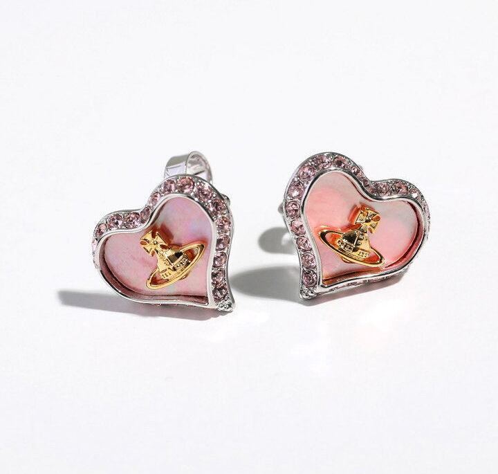 Vivienne Westwood Petra Earrings 愛心貝母耳環 （多色！）