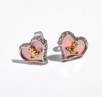 Vivienne Westwood Petra Earrings 愛心貝母耳環 （多色！）
