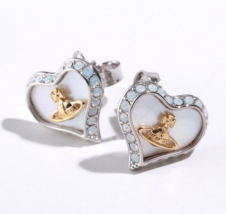 Vivienne Westwood Petra Earrings 愛心貝母耳環 （多色！）