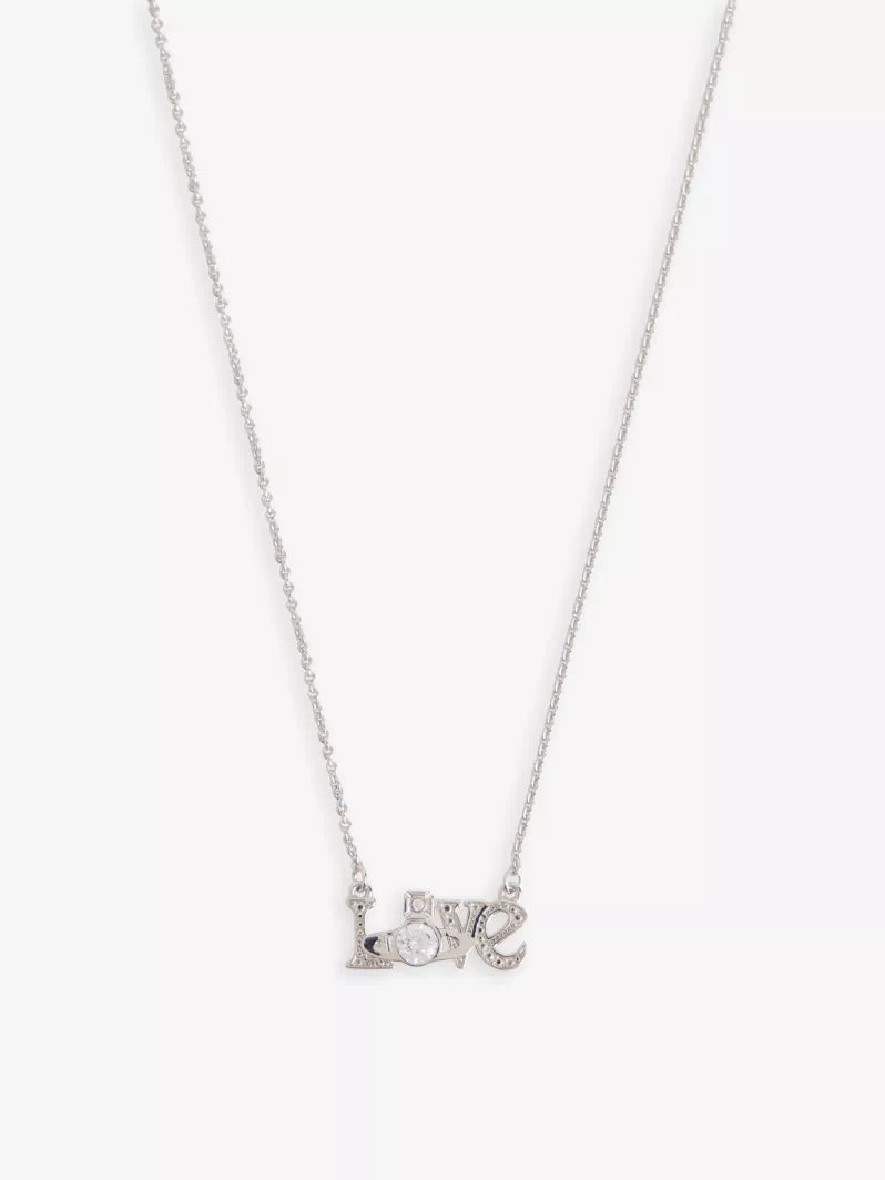 （現貨！）Vivienne Westwood LOVE Necklace 純銀字母項鍊