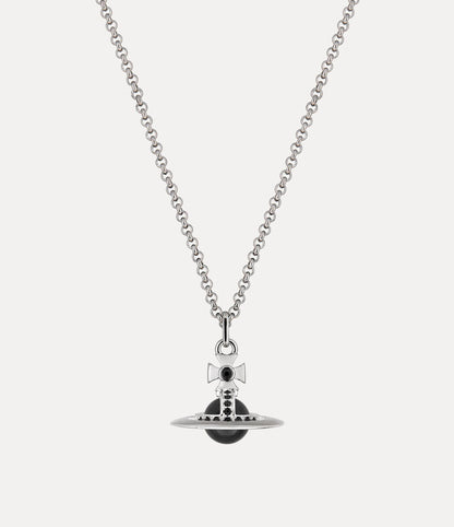 Vivienne Westwood Tiny Orb Necklace 男款黑球中號立體土星項鍊