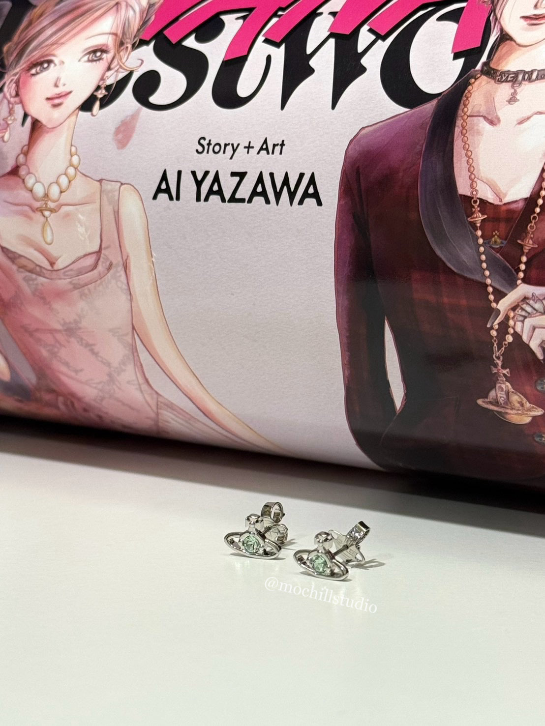 Vivienne Westwood Nano Solitaire Earrings 經典水晶土星耳環（多色！）