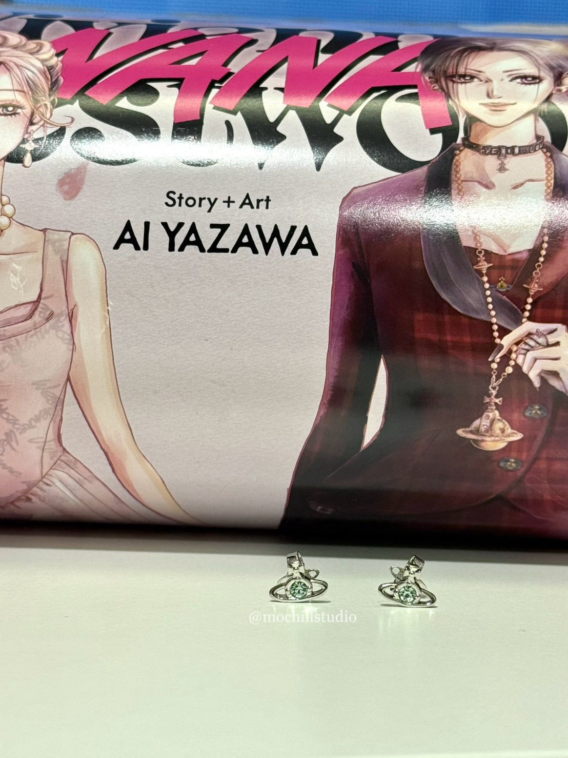 Vivienne Westwood Nano Solitaire Earrings 經典水晶土星耳環（多色！）