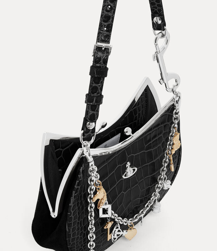 Vivienne Westwood Charm Frame 鏈條半月包