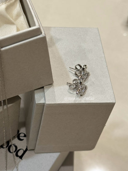 （現貨！）Vivienne Westwood Noella Earrings 愛心土星純銀耳環（共2色！）