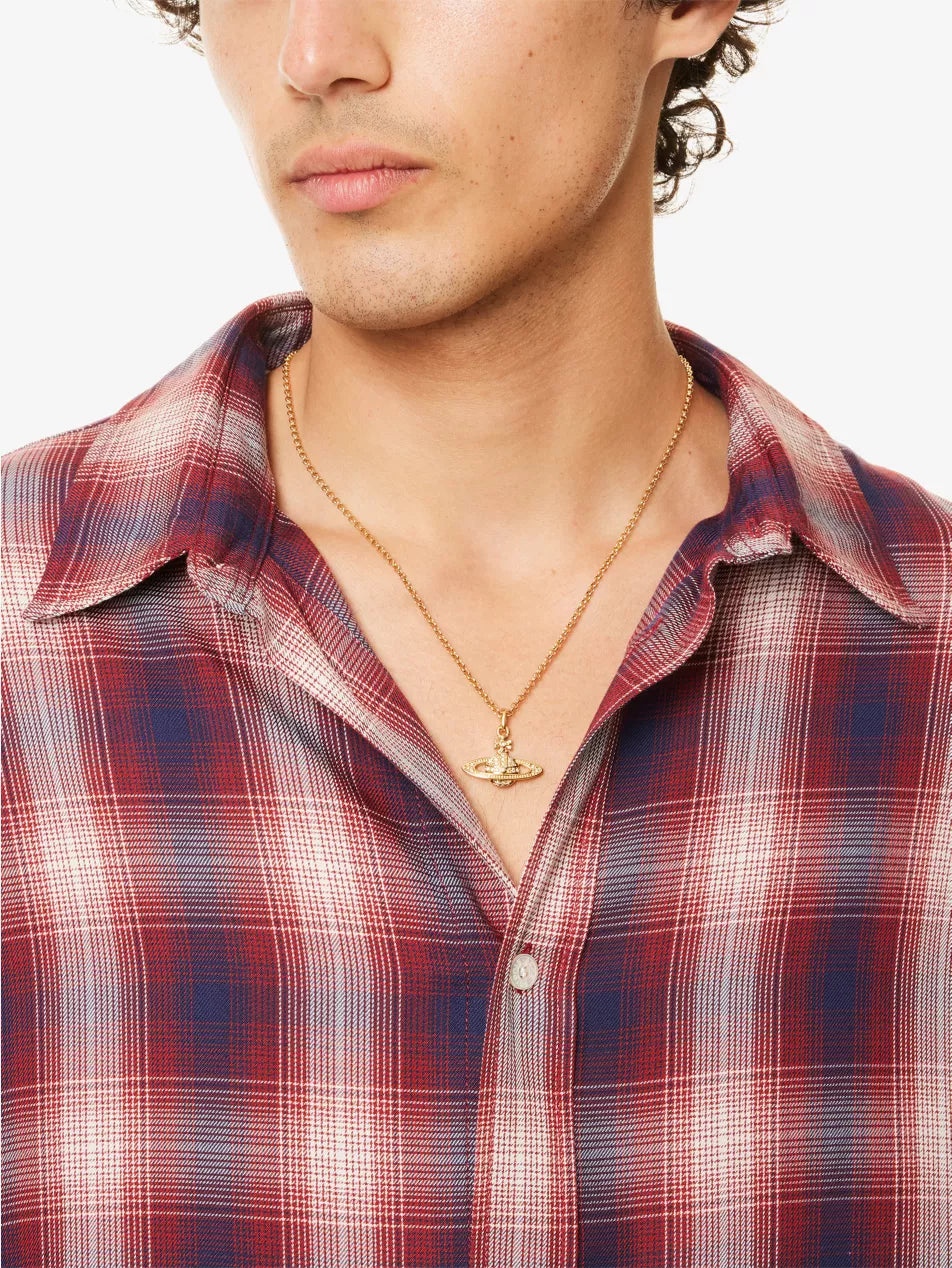 Vivienne Westwood Mini Bas Relief Necklace 經典滿鑽土星項鍊（共5色！）