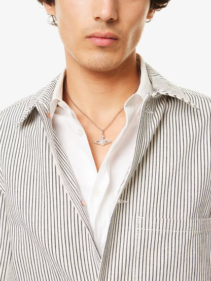 Vivienne Westwood Mini Bas Relief Necklace 經典滿鑽土星項鍊（共5色！）