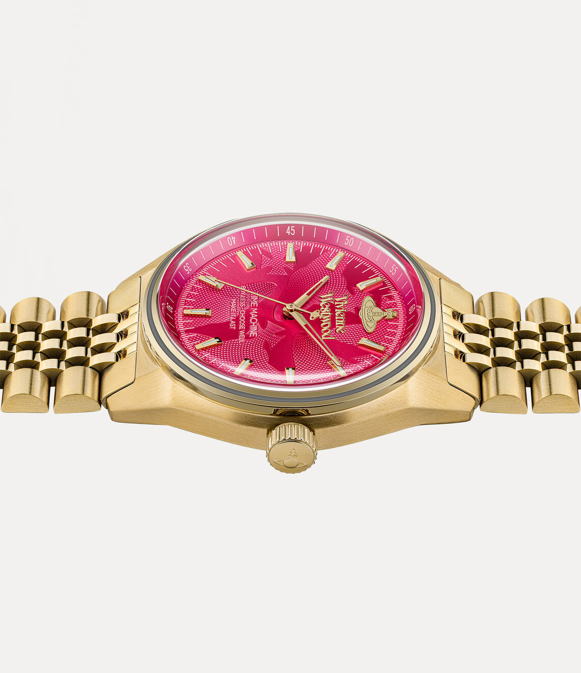 Vivienne Westwood Lady Sydenham Watch 夢幻粉金手錶