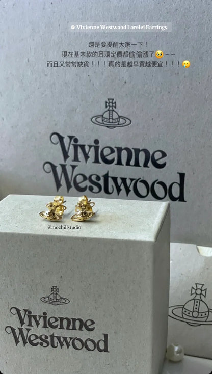 Vivienne Westwood Lorelei Earrings 經典立體土星耳環（共4色！）