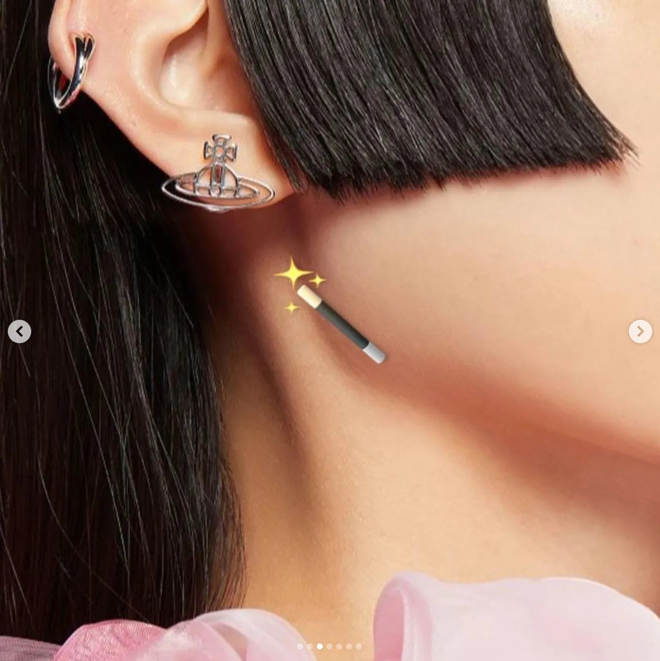 Vivienne Westwood Thin Lines Earrings 平面土星耳環（共3色！）