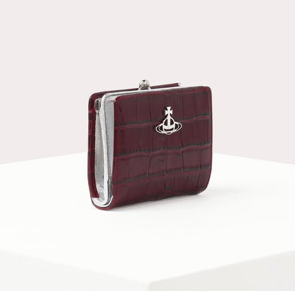 Vivienne Westwood CROCODILE Wallet 鱷魚紋口金雙折短夾 （共3色！）