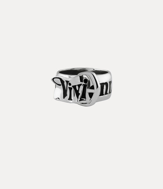 （現貨！）Vivienne Westwood Belt Ring 純銀皮帶戒指