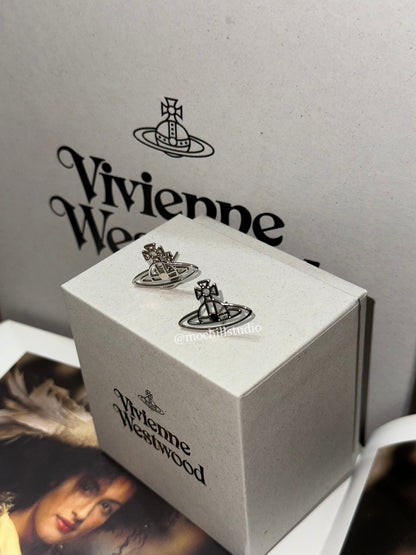 Vivienne Westwood Thin Lines Earrings 平面土星耳環（共3色！）