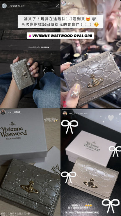 Vivienne Westwood Oval Orb 三折錢包 (共 3 色！）