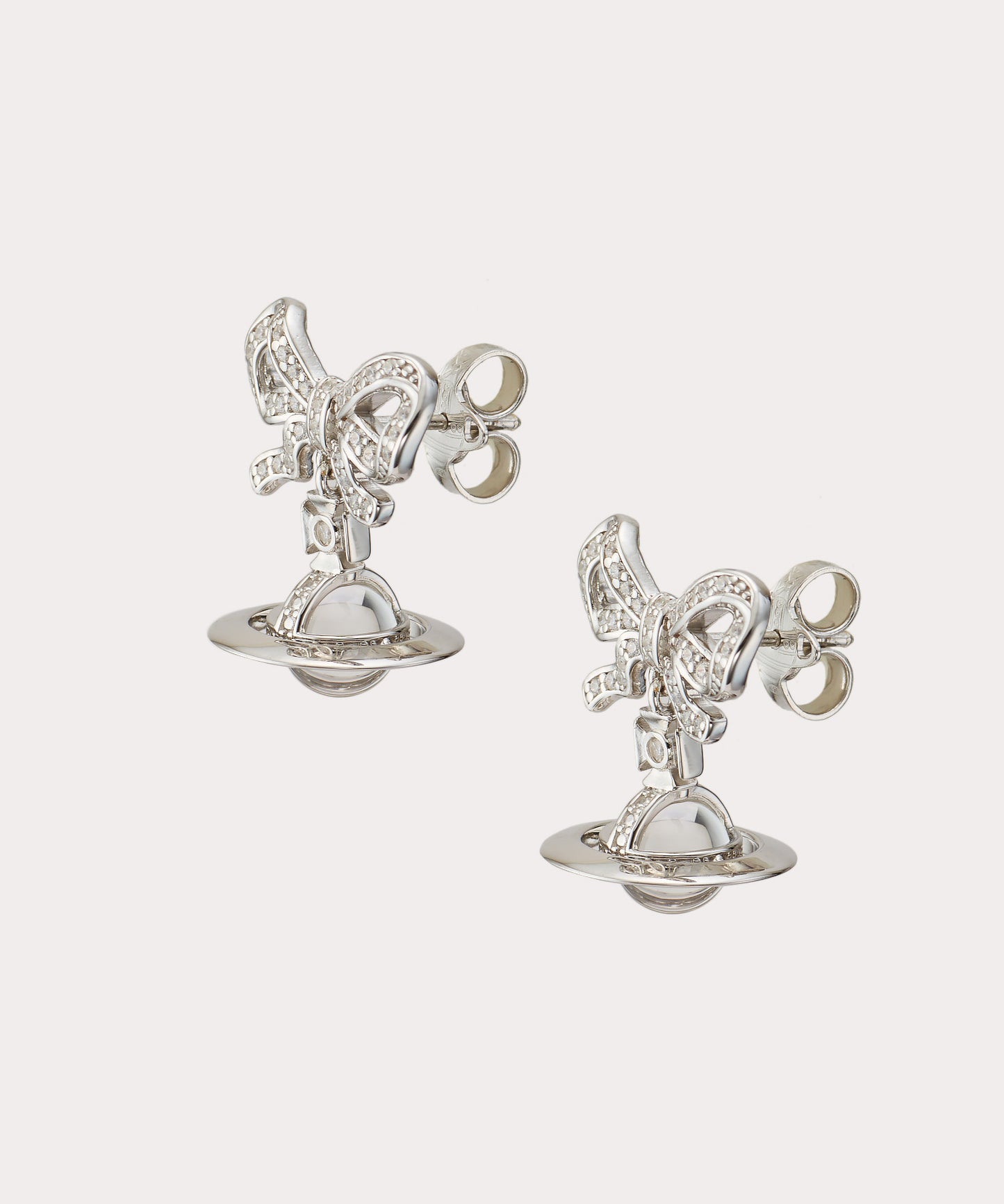 Vivienne Westwood Octavie Earrings 夢幻立體蝴蝶結純銀純銀土星耳環（共2色！）