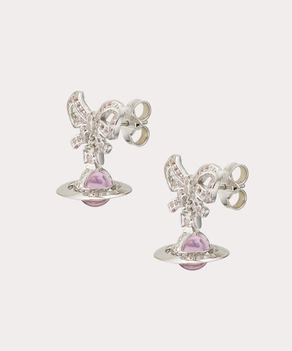 Vivienne Westwood Octavie Earrings 夢幻立體蝴蝶結純銀純銀土星耳環（共2色！）