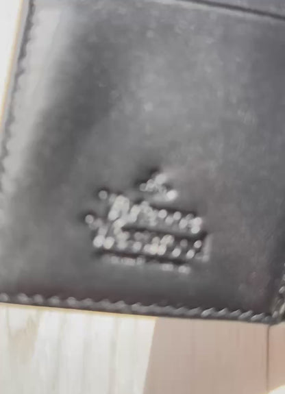 Vivienne Westwood Orborama 滿版土星壓紋雙折口金短夾