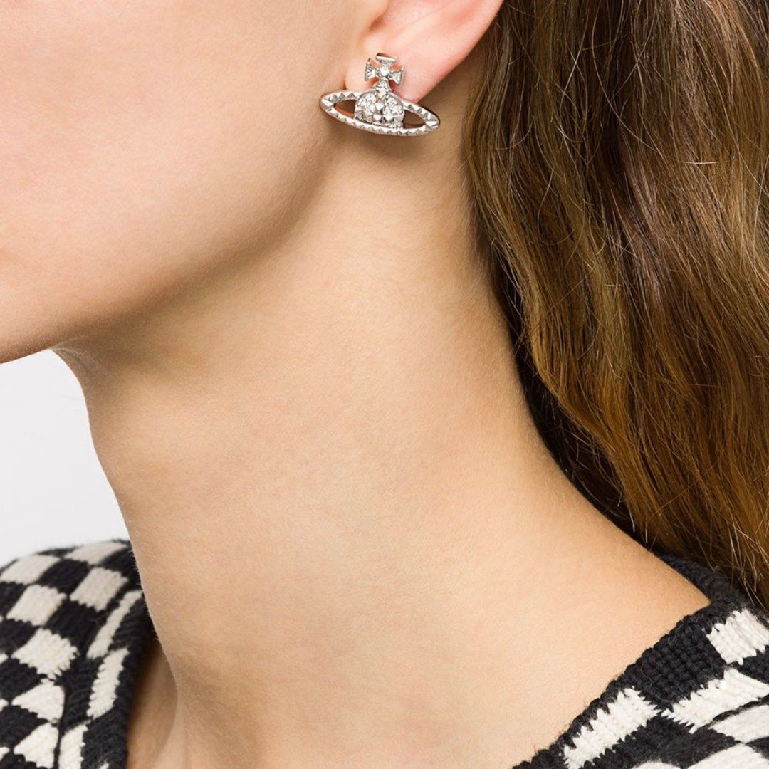 Vivienne Westwood Mayfair Earrings 卯釘水晶土星耳環（共4色！）